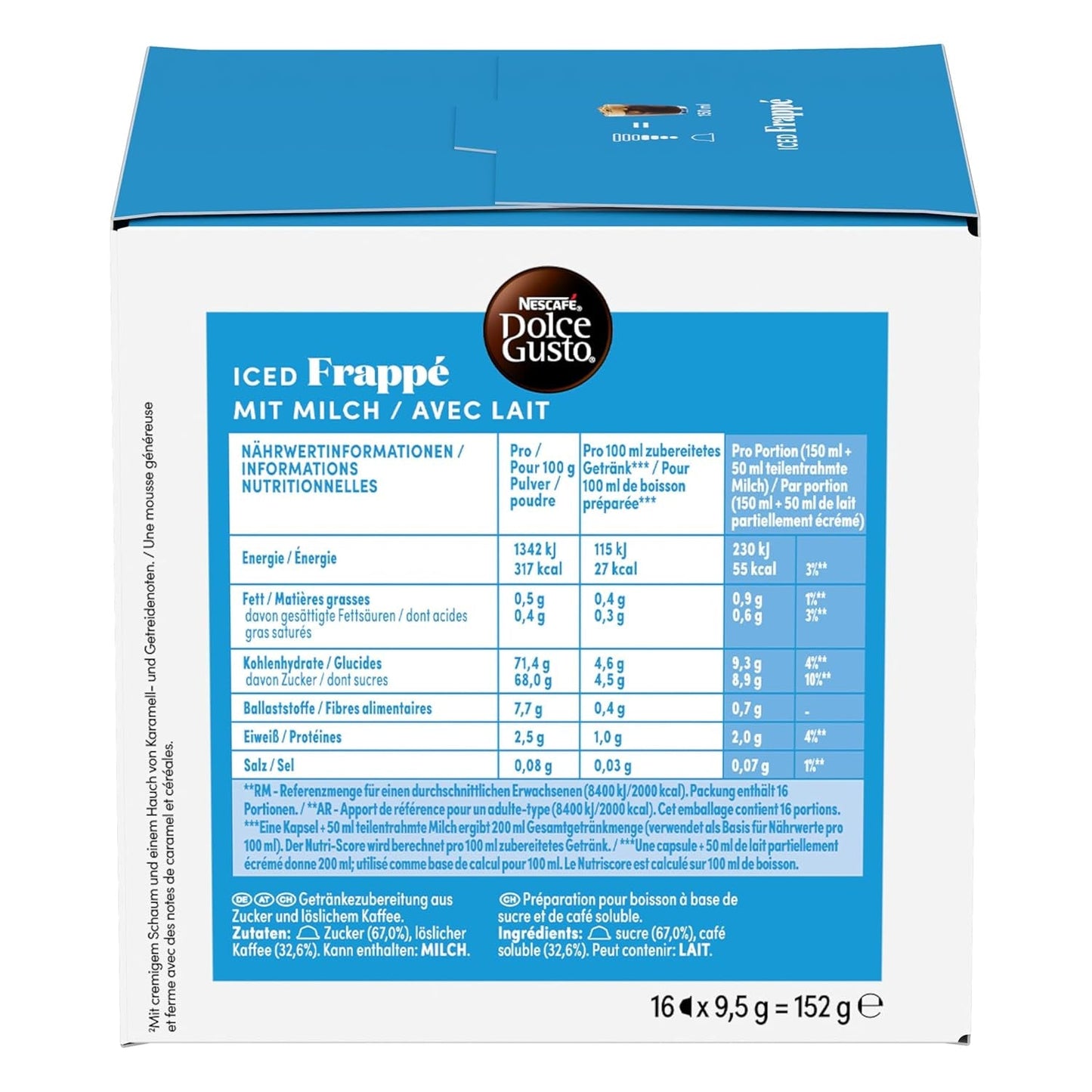 NESCAFÉ DOLCE GUSTO Frappé Kaffeekapseln 3er Pack (3 x 16 kapslí)