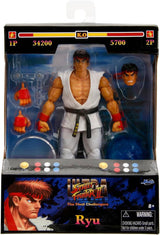 Figurka Jada Toys Street Fighter Guile (15 cm) - Street Fighter 2: The Final Challengers Akční a sběratelská pohyblivá figurka s alternativní hlavou, rukama a doplňky Věk 13+ Akční figurky Naty Shop Ryu