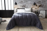 Abeil přikrývka 200 X 200 Cm, bicolor, bílá a šedá Přikrývky a přikrývky Naty Shop