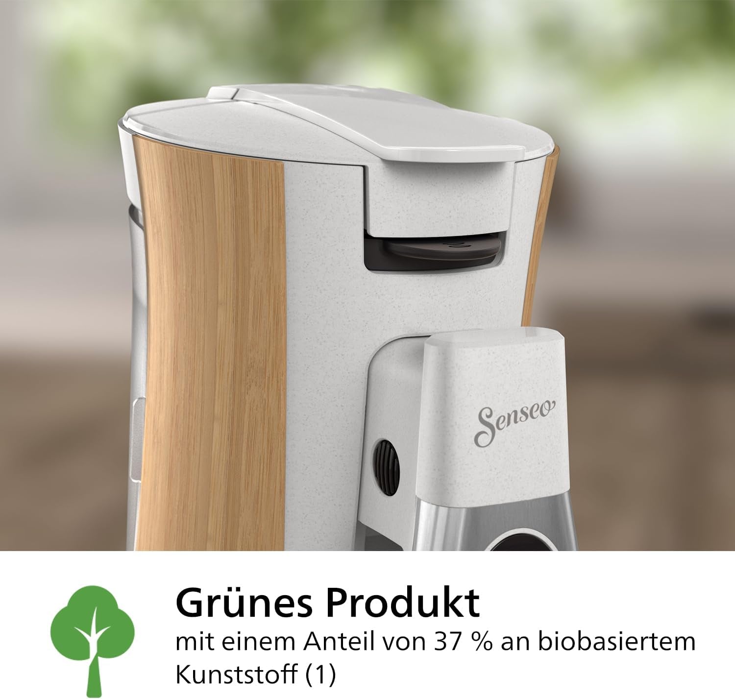 Espresso kávovar s kapslemi PHILIPS Senseo Select - Intensity Plus, s funkcí Memo na 3 kávové speciality, Crema Plus, ekologický výrobek, vysoká kvalita, hedvábně bílá (CSA240/05)