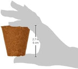 Dehner květináče na sazenice, kulaté, Ø 6 cm, 96 kusů, hnědé