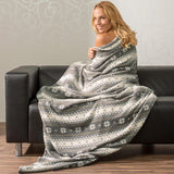 Celinatex nadýchaná deka 150 X 200 Cm Bordeaux deka pohovka pohovka měkká deka stars Microfibre Fleece Oeko-Tex Moonlight Postele a deky Besuche den CelinaTex-Store Šedá a bílá krémová 150 X 200 Cm