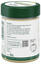 Fuchs - Mletý rozmarýn - K dochucení ryb, masa a zeleniny, 30 gramů Condimente Naty Shop