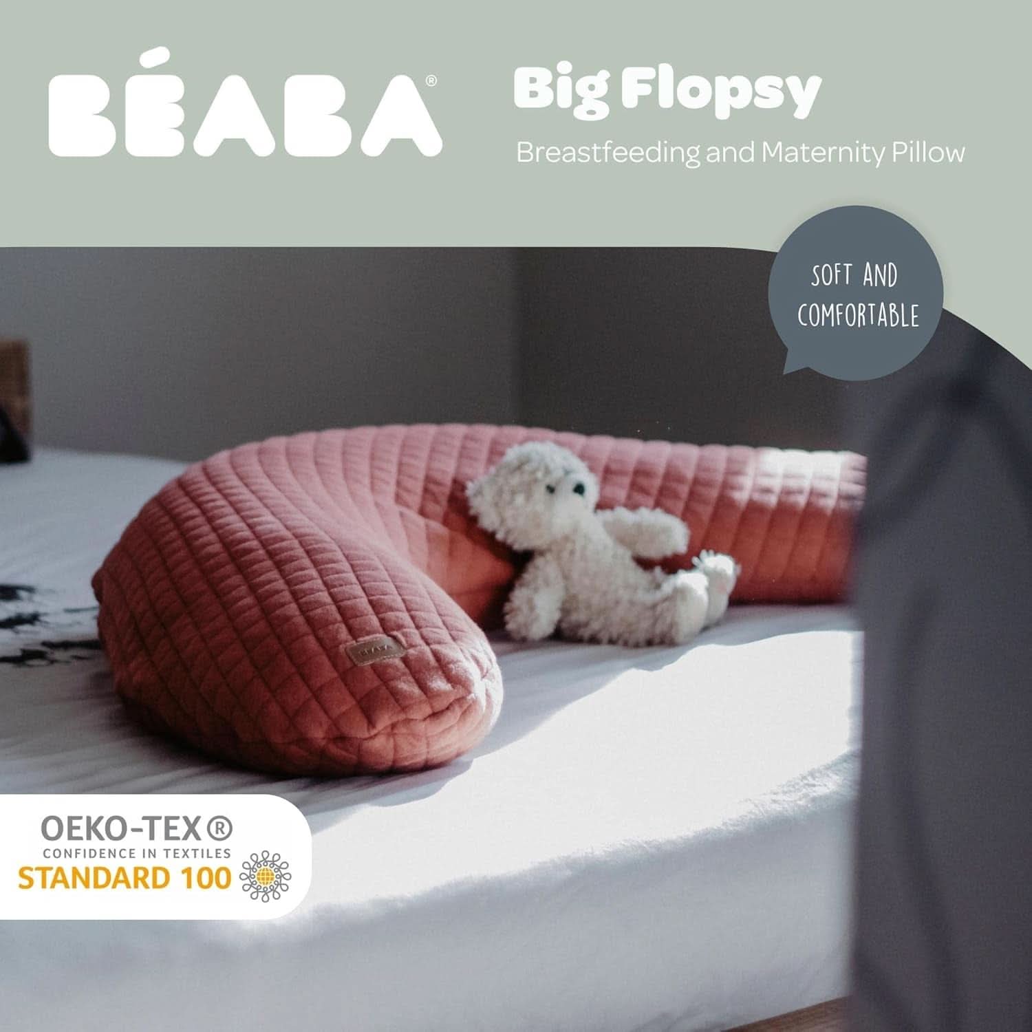 Red Castle - Těhotenský a kojící polštář, 170 cm Příslušenství Jídlo a kojení Bebe Naty Shop
