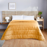 Pikolin Home - Oboustranná přikrývka 300 G - bicolor Nordic výplň - do postele 100/105 - pohodlná, teplá, prodyšná, zelená, 180 X 220 cm Přikrývky a přikrývky Naty Shop