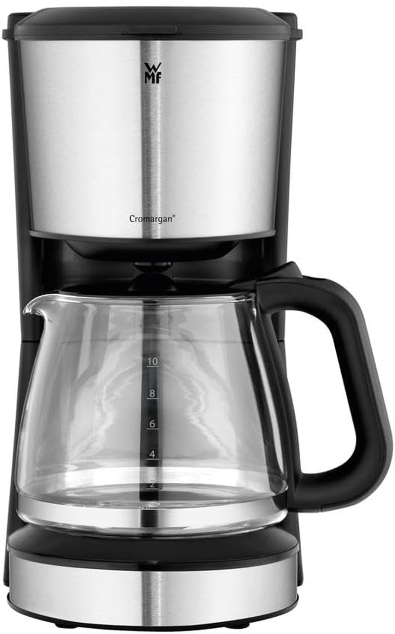 Espresso WMF Bueno se skleněnou karafou, filtrovaná káva, 10 šálků, tlačítko zapnutí/vypnutí, systém proti odkapávání, oscilační filtr, automatické zastavení, topná deska, 1000W