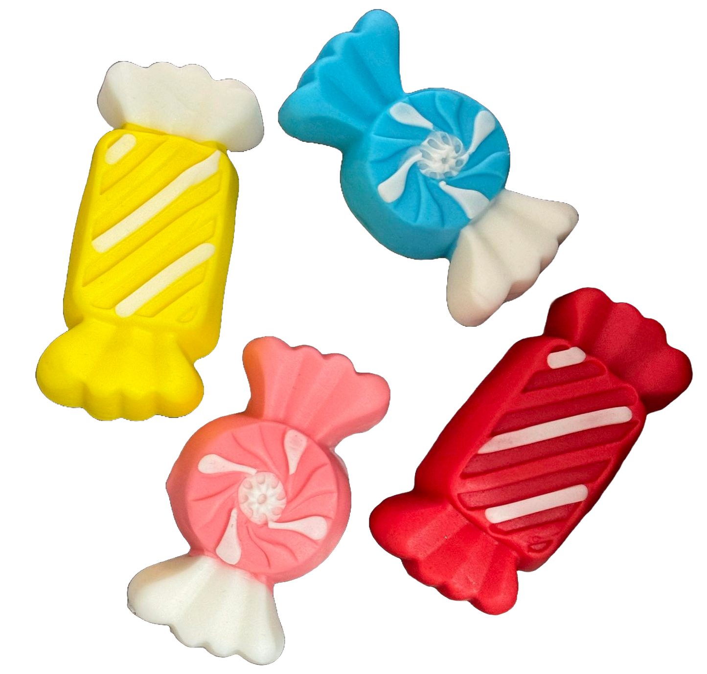 Sada 4 jedlých cukrových dekorací, Candy Decorations z Sugar Paste Nati Shop