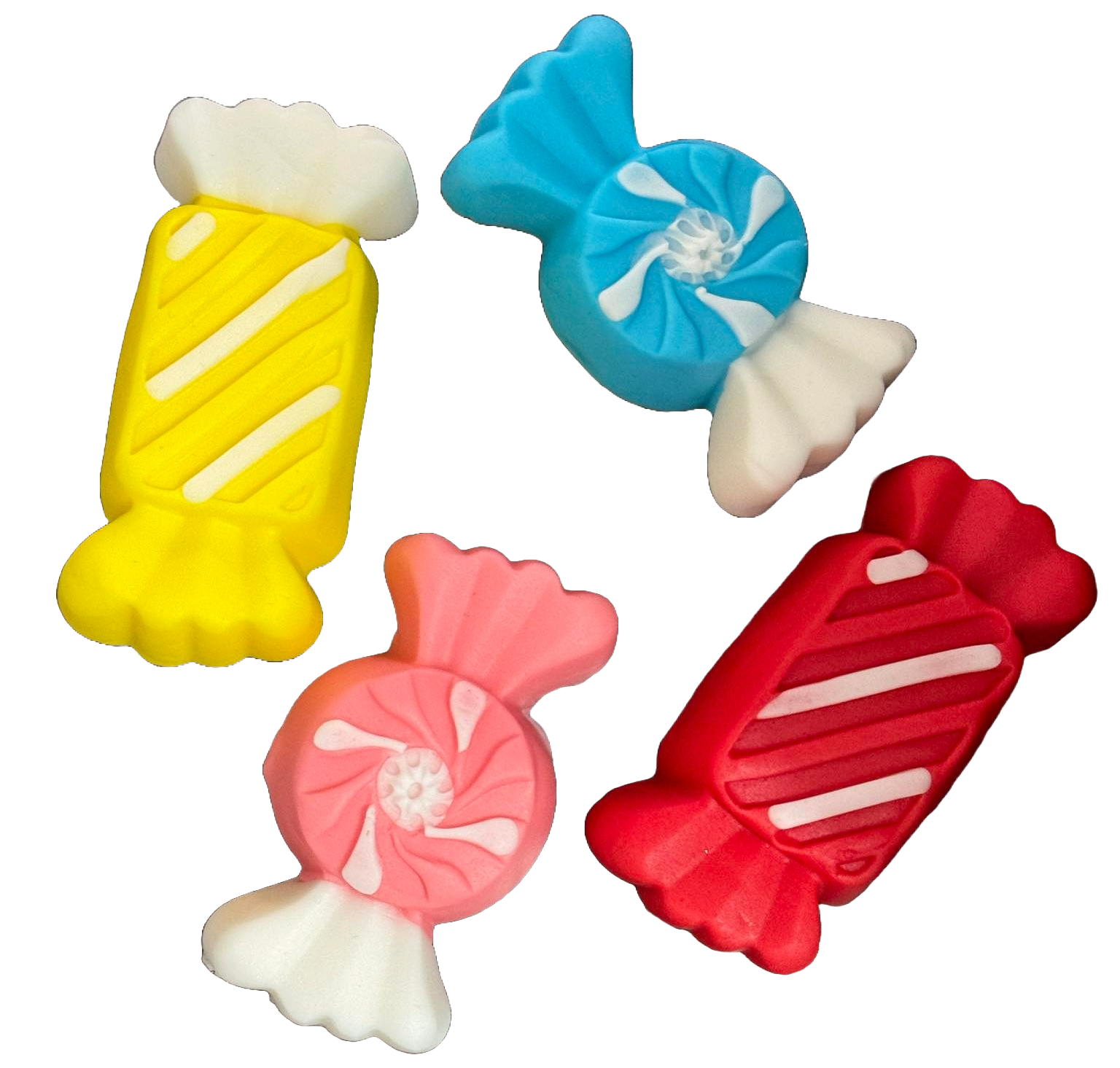 Sada 4 jedlých cukrových dekorací, Candy Decorations z Sugar Paste Nati Shop