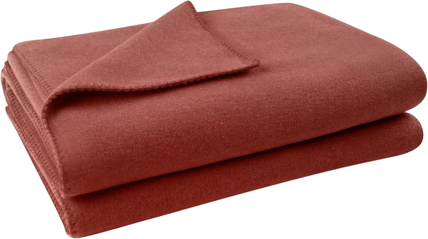Deka Zoeppritz v barvě: Červená, Vyrobeno z 65% Polyesteru, 35% Viskóza, Rozměr: 160X200 Cm, 103291-851-160X200 Postele a přikrývky 'zoeppritz since 1828' Výchozí název