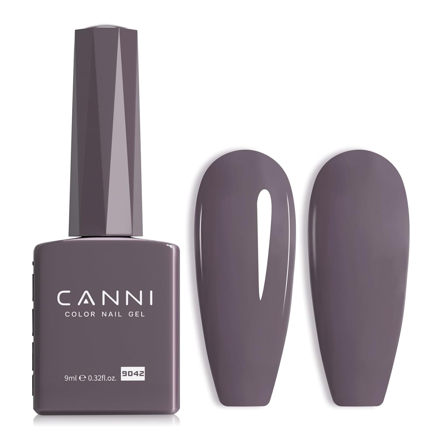 CANNI gel lak na nehty, semipermanentní, tmavě fialový, lak na nehty, UV gel, soak off, manikúra
