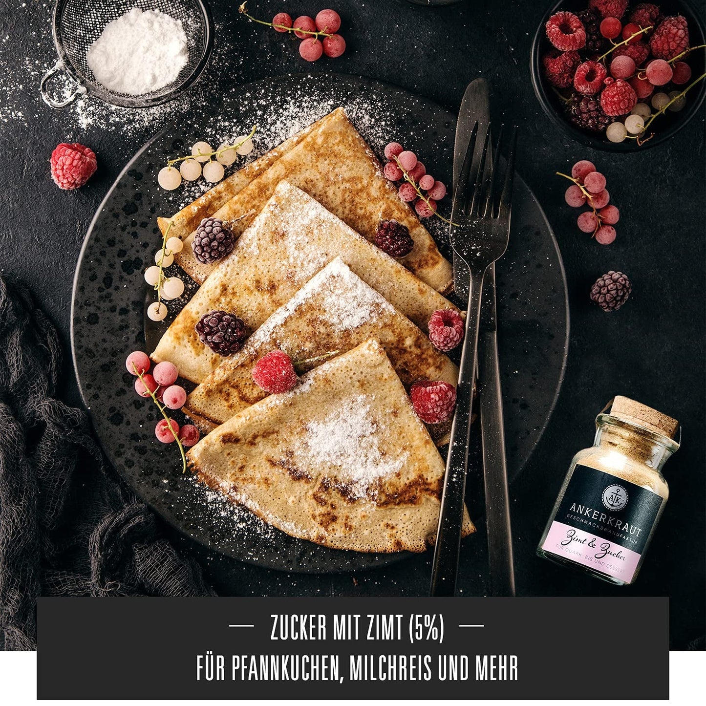 Ankerkraut Zimt & Zucker, 100g v korkovém skle