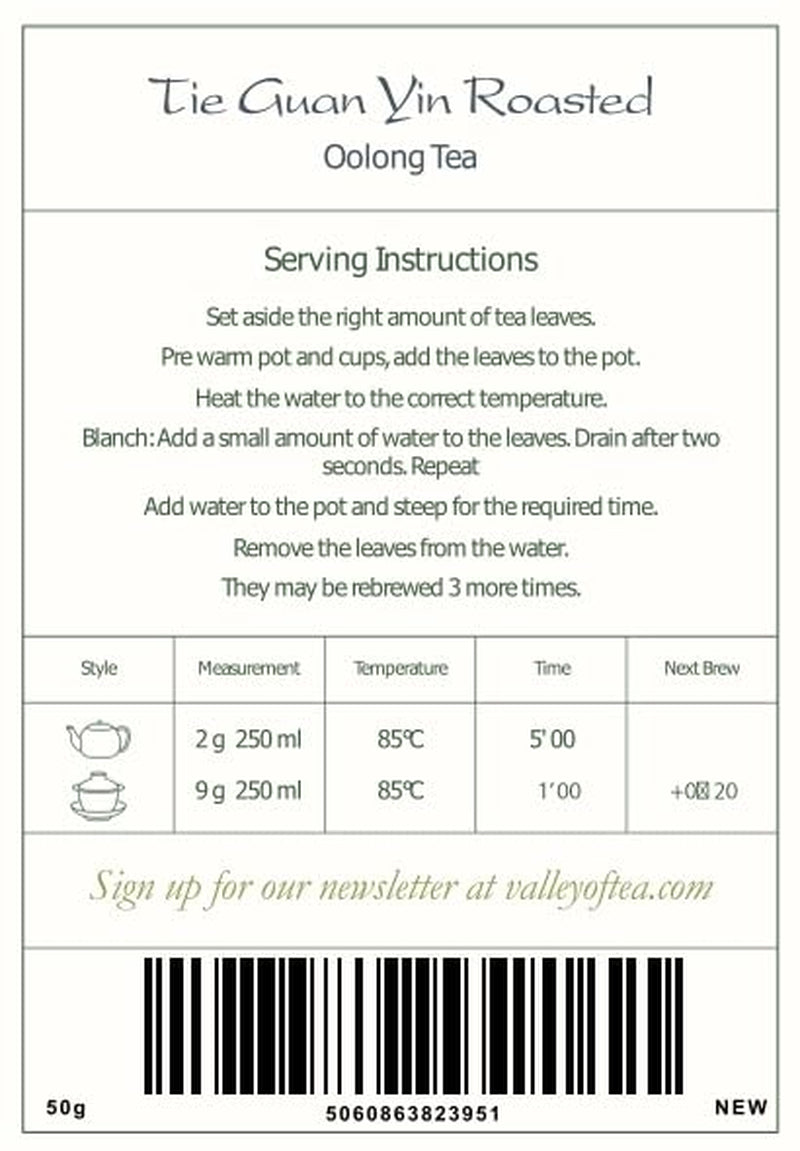 Tie Guan Yin Oolong čaj - pražený modrý čaj Ti Kuan Yin Čína - čínský Wu Long čaj Tieguanyin - modrý čaj Olongh čaj Olongo čaj