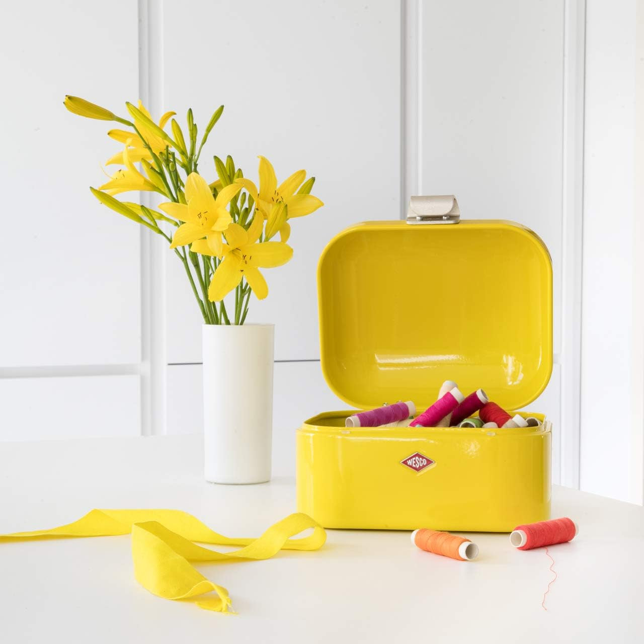 Wesco 235 001 Mini Grandy košík na chléb 17 x 18 x 12 cm (D/Š/V) růžový, nerez Dózy na potraviny Naty Shop