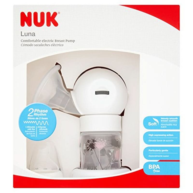 Elektrická odsávačka mateřského mléka Nuk Luna Příslušenství Jídlo a kojení Bebe Naty Shop