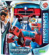 Transformers Earthspark Spin Changer Figurka Optimus Prime (20 cm) s figurkou Robby Malto (5 cm) ze 6 akčních figurek Naty Shop