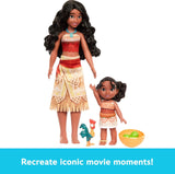 Módní panenka Mattel Disney Moana JBT41 Simea s příslušenstvím ke kotníku, 5 kloubovými klouby a odnímatelným oblečením Hračka inspirovaná filmem JBT41