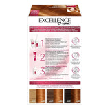 Paris Excellence Creme 7.43 Barva na vlasy červená - Barva na vlasy (červená, blond Cuuvré Gold, Belgie, 63 mm, 100 mm, 163 mm) Naty Shop Hair Dye
