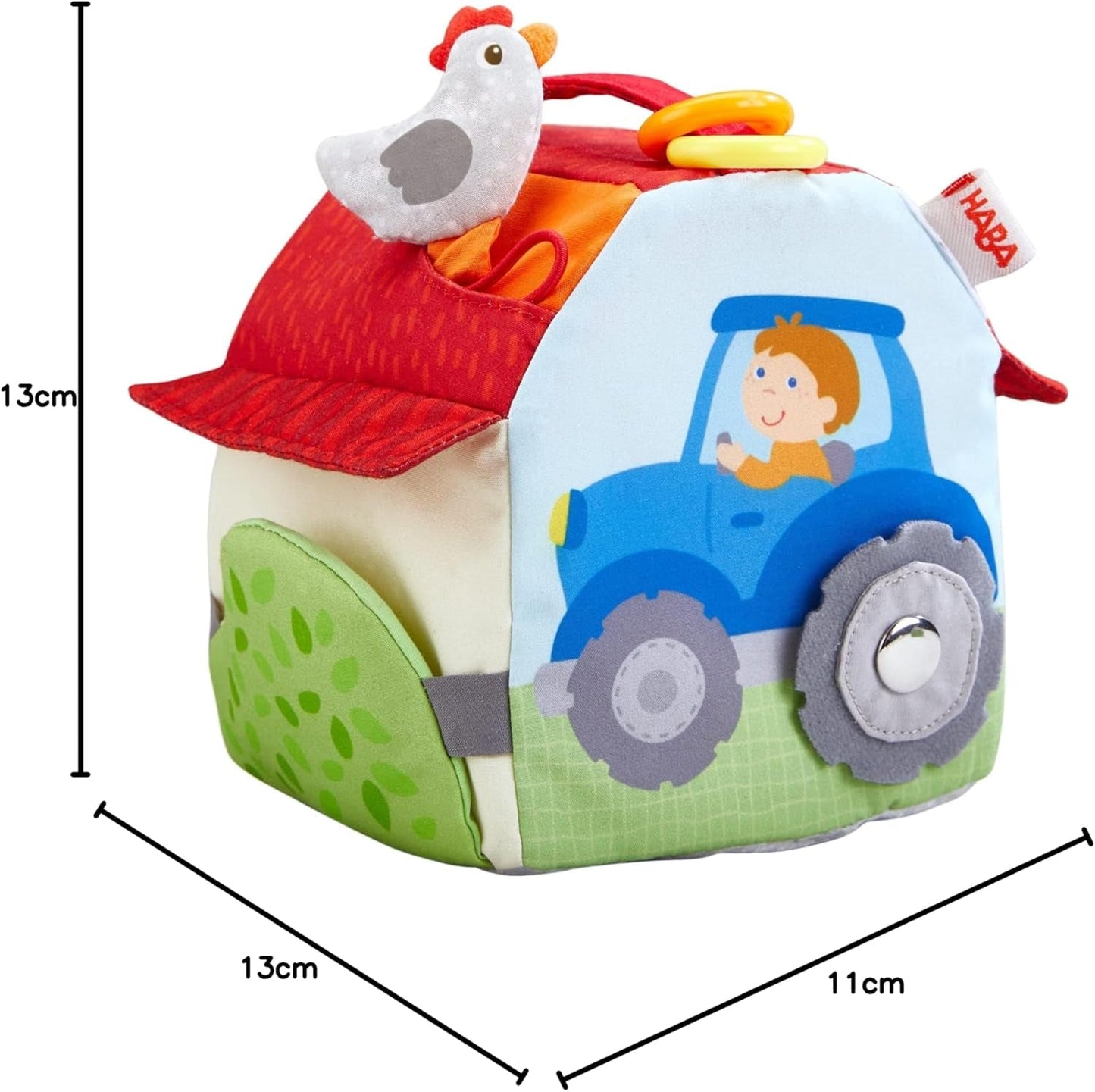 HABA 306383 - Hrací kostková farma, multifunkční hračka od 6 měsíců Dětské hračky Naty Shop