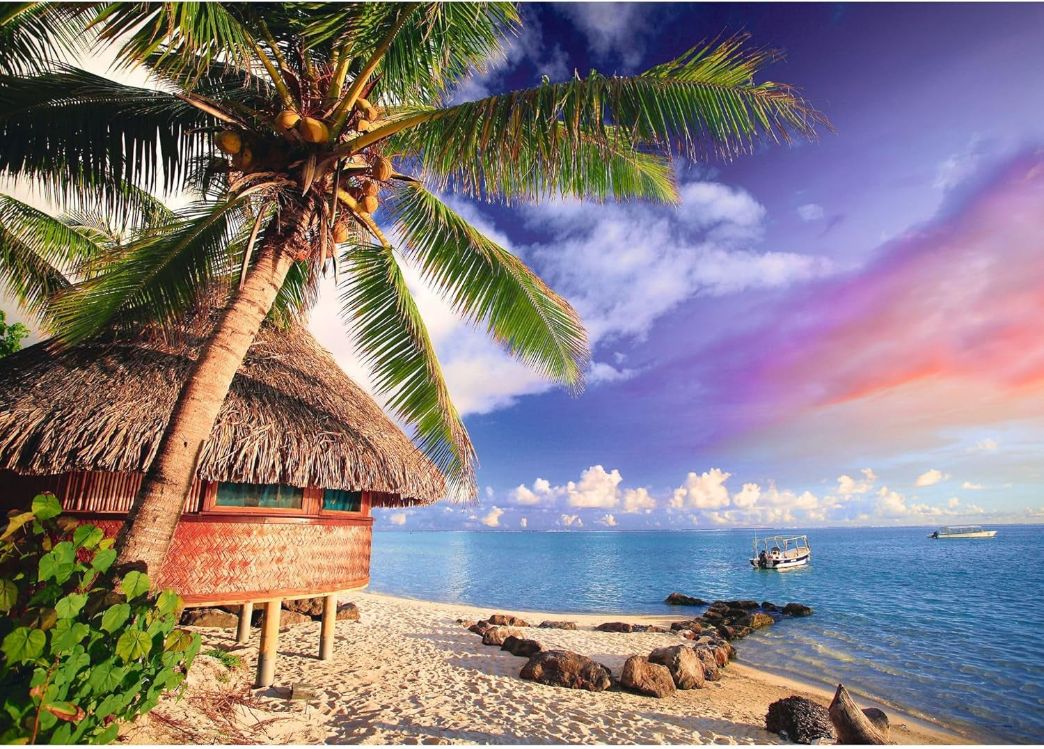Trefl - Ostrov Bora-Bora - 500dílné puzzle - Diy Holiday View Puzzle Kreativní zábava Zábavné klasické puzzle pro dospělé a děti Puzzle pro 10+ Naty Shop
