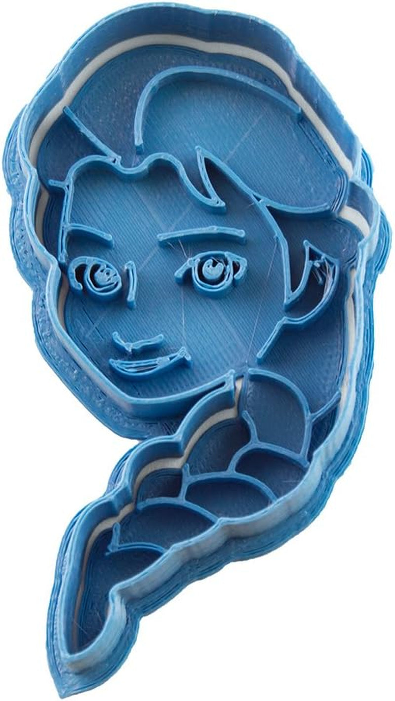 Forma na sušenky Frozen Elsa, modrá, 8 x 7 x 1,5 cm