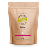 Bio Matcha Tea 100g - Originální Matcha Powder - Tea Latte Smoothies - Nejkvalitnější organická Matcha z Japonska - Lahvováno a kontrolováno v Německu - Biotiva