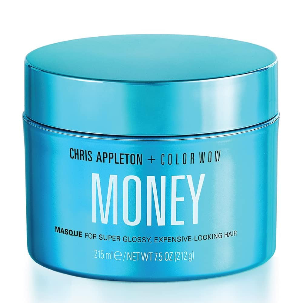 COLOR WOW hydratační maska na vlasy Money 215 ml - maska pro suché a poškozené vlasy, hydratace vlasů - péče o vlasy a tepelná ochrana, modrá Naty Shop Hair Mask 215 Ml (1 balení) Fresh