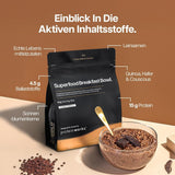 Protein funguje | Superfood Breakfast – GOLD Innovation, oceněné cereálie, proteinové müsli, bohaté na živiny s obilovinami, semínky a ovesem, s vysokým obsahem vlákniny, jablka a skořice, 10 porcí, 600 g