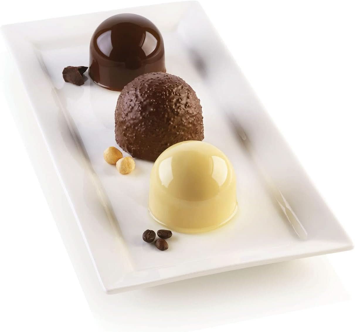 Silikomart, forma na silikonové dorty Tartufo, 8 samostatných portů, Ø 62 H 52 mm Kuchyň Naty Shop Puff