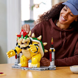 Stavebnice LEGO Super Mario The Mighty Bowser 3D Model Velká sběratelská sada akčních figurek včetně Soubojové plošiny Nápad na dárek pro fanoušky jako dekorace do pokoje 71411 Stavebnice Besuche den LEGO-Store
