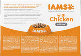 IAMS Delights Kitten Nassfutter - Multipack Katzenfutter mit Hunn in Sauce, vysoce kvalitní Futter für Junior Kätzchen von 1-12 Monate, 12 x 85 g