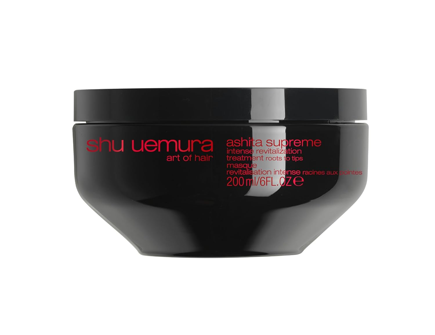 Shu Uemura, Ashita Supreme, Intenzivní revitalizační maska na vlasy, Pro všechny typy vlasů, S extraktem ashitaba, Pro více lesku a poddajnosti, Proti třepení, 200 ml Naty Shop maska na vlasy 200 Ml (1 balení) Citrónová