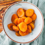 Seeberger Soft Apricots: Lahodně měkké a šťavnaté meruňky - sladká a sametová textura - bez přidaného cukru - sušené - bez pecek, veganské (1 x 200 g) Dehydrované produkty Naty Shop