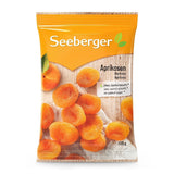 Seeberger Meruňky: Extra velké, na slunci vyzrálé a jasně oranžové meruňky - sladká, ovocná chuť - bez cukru - sušené - bez pecek, veganské (1 x 125 g) Naty Shop Dehydrated Products 125 G (1 balení)