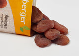 Seeberger Unsirphured Meruňky: Neupravené sušené meruňky se sladkou ovocnou příchutí - bez přidaného cukru - bez pecek, veganské (1 x 125 g) Naty Shop Dehydrated Products