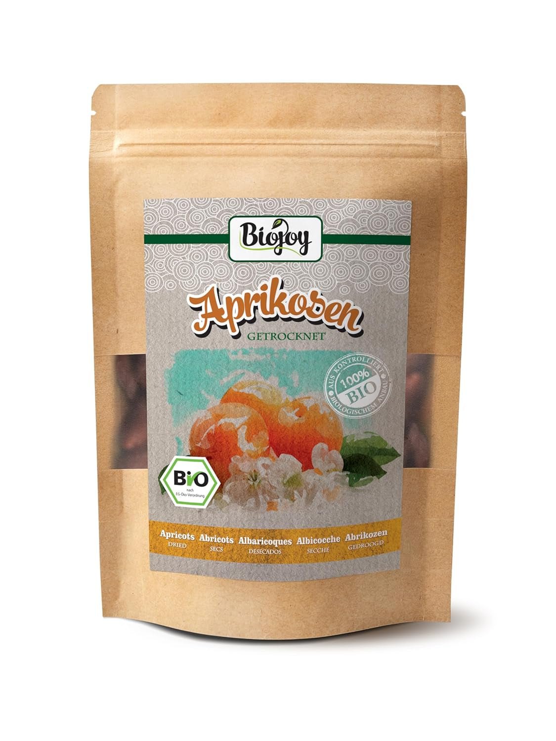 Biojoy dried apricots (500 g), unsulphured Dehydrated products My store 500 G