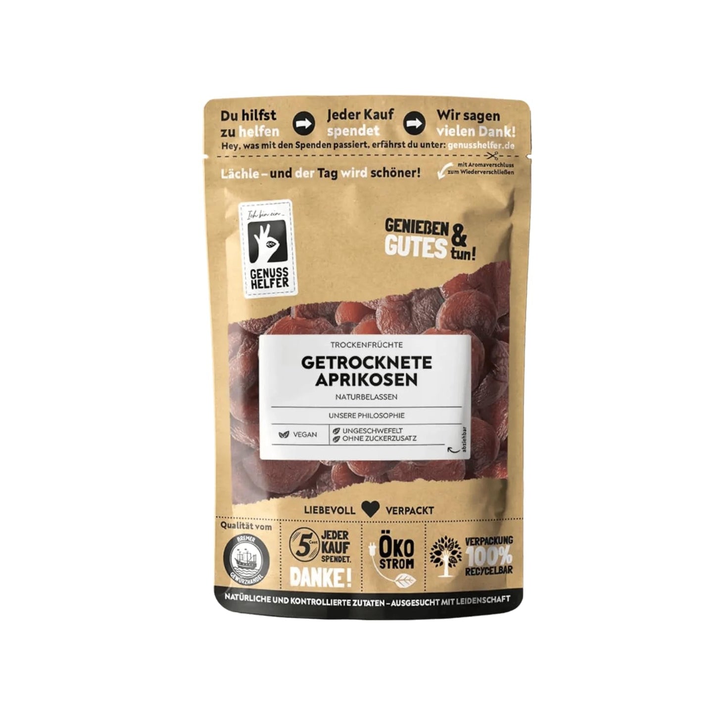 Bremer Gewürzhandel sušené meruňky, sušené ovoce bez přidaného cukru a nesířené, 1 kg Sušené produkty Naty Shop 250 G