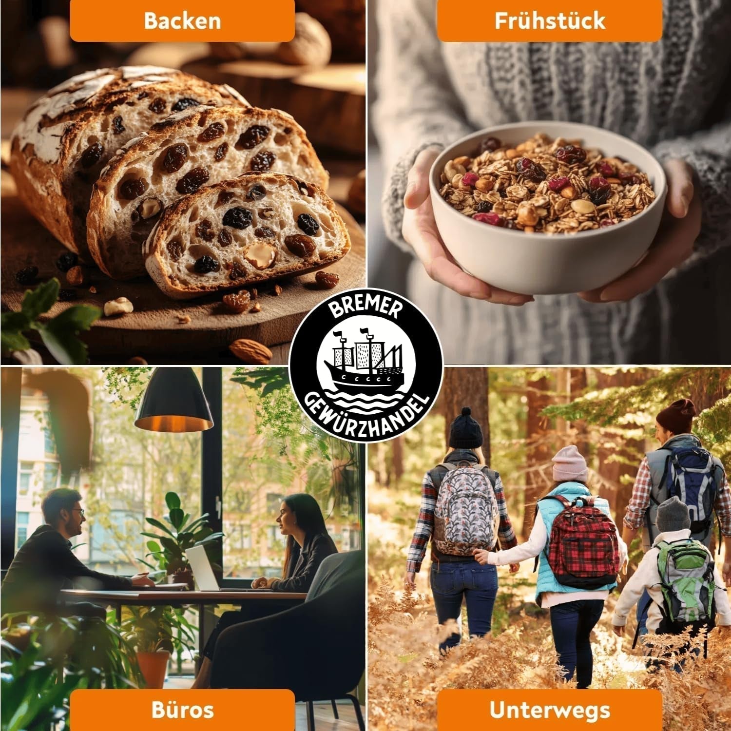 Bremer Gewürzhandel sušené meruňky, sušené ovoce bez přidaného cukru a nesířené, 1kg Sušené produkty Naty Shop