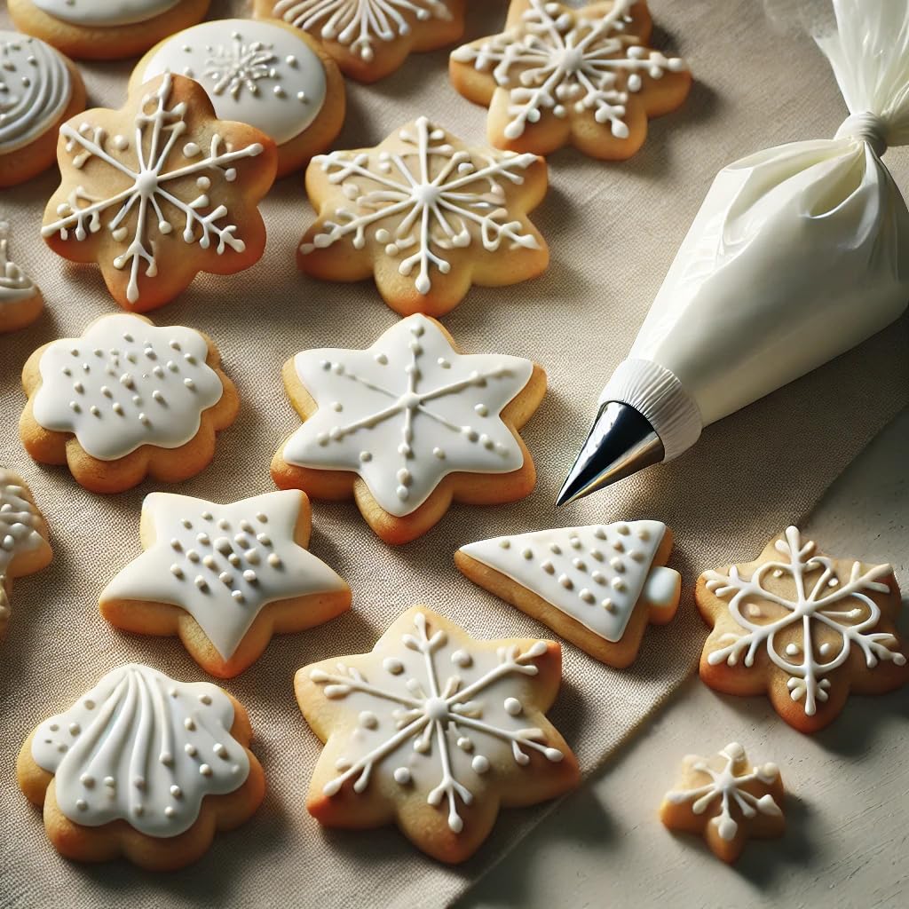 Cake Company Royal Icing 1 balení (1 x 1000 g) I Suchá směs na zdobení dortů nejvyšší kvality I Na polevu a jemné linky I Bezlepková I Perfektní na dorty a cupcaky Naty Shop Cukrová pasta