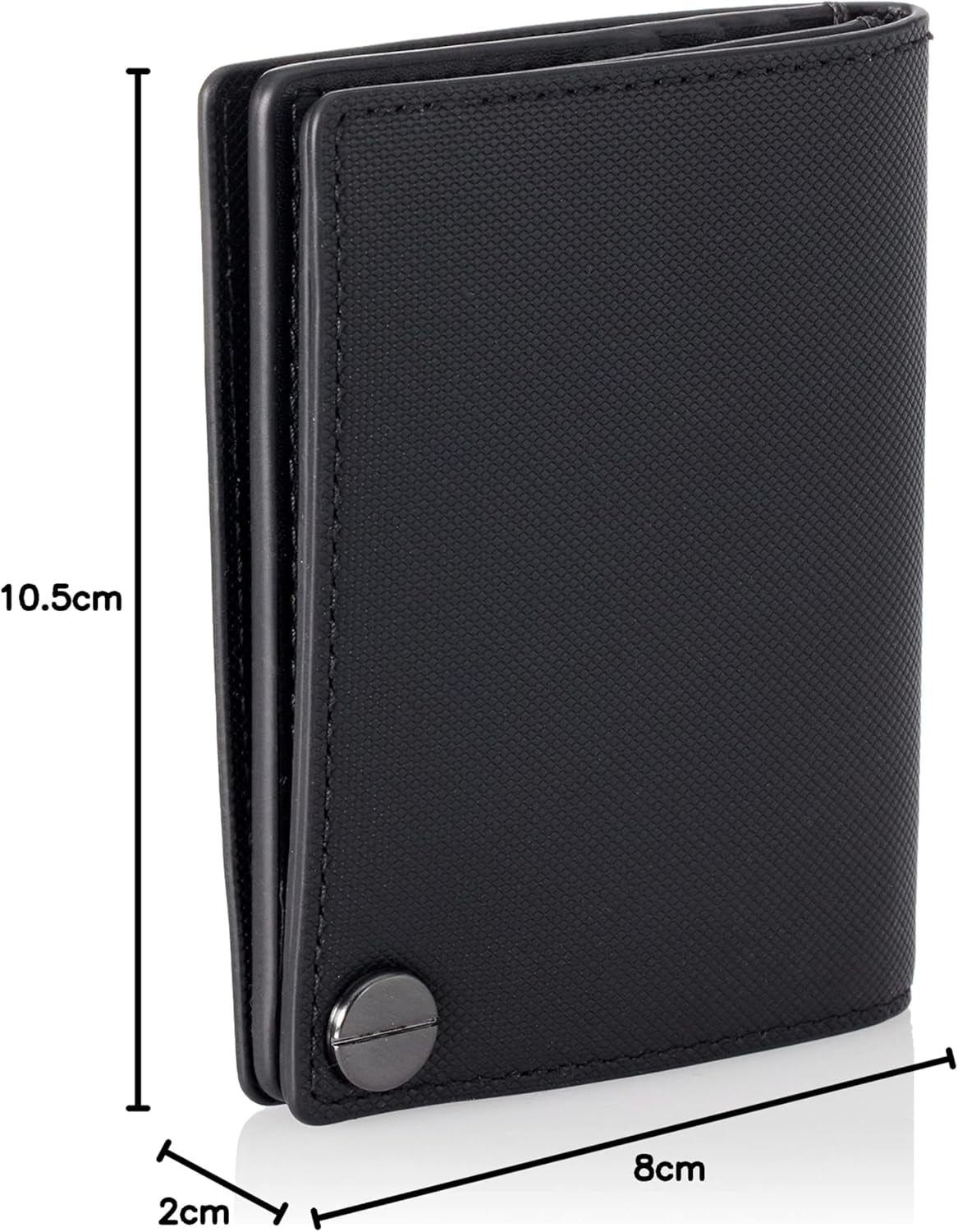 Calvin Klein CK CLEAN PQ COVERED CARDHOLDER Peněženka pro muže, černá (Ck Black), OS Wallet Men Naty Shop