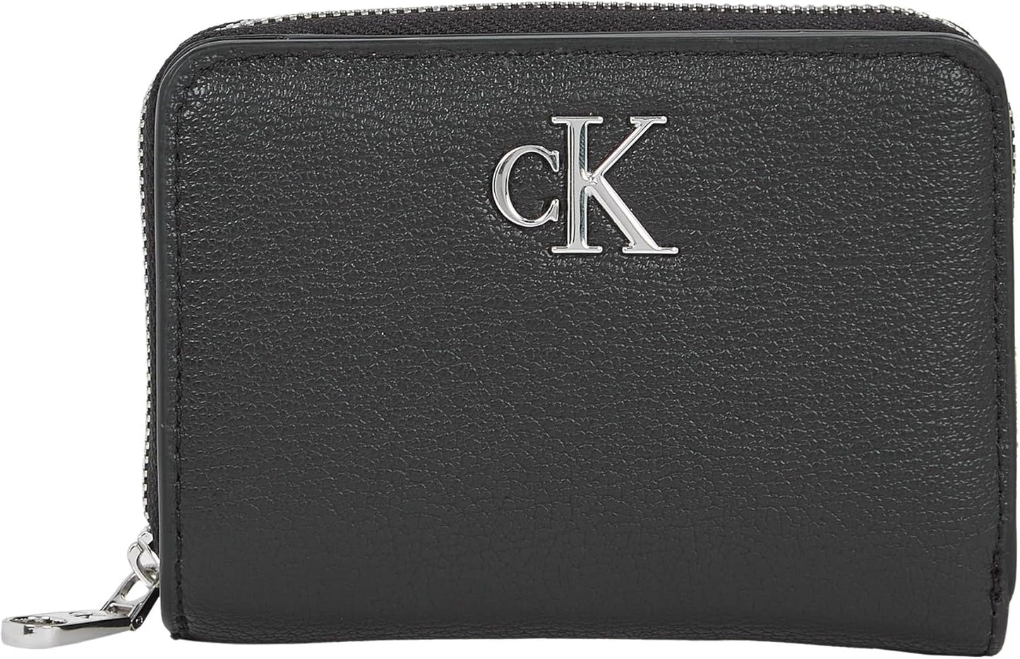 Calvin Klein dámská peněženka s minimálním monogramem zip kolem Kleina, černá (černá), univerzální peněženka pro ženy Naty Shop Výchozí název