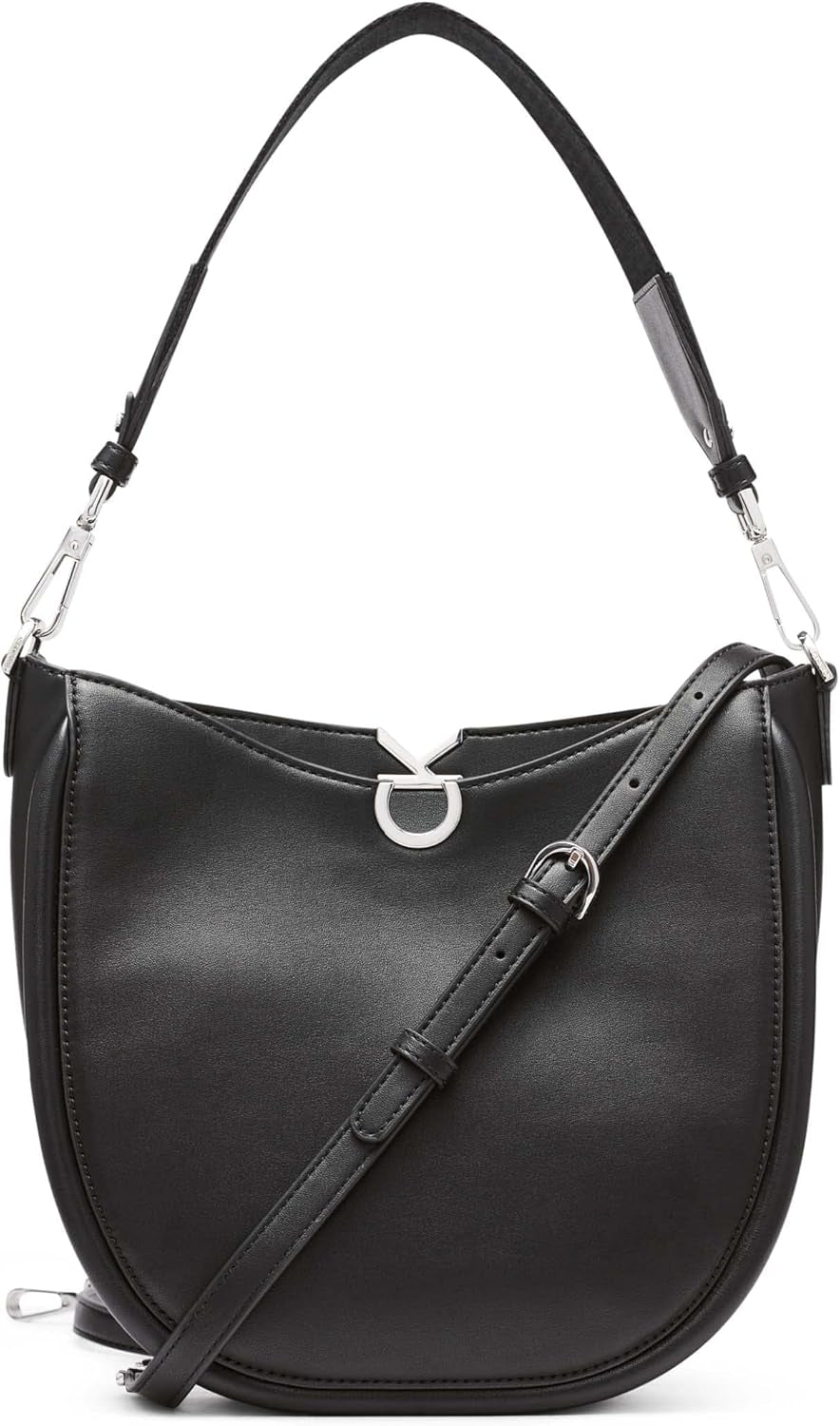 Calvin Klein taška přes rameno Crisell Crescent taška přes rameno Dámské tašky Naty Shop Black/Silver