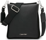 Calvin Klein, taška přes rameno Klein Fay North/South Naty Shop Women's Bags Barvy černá / stříbrná