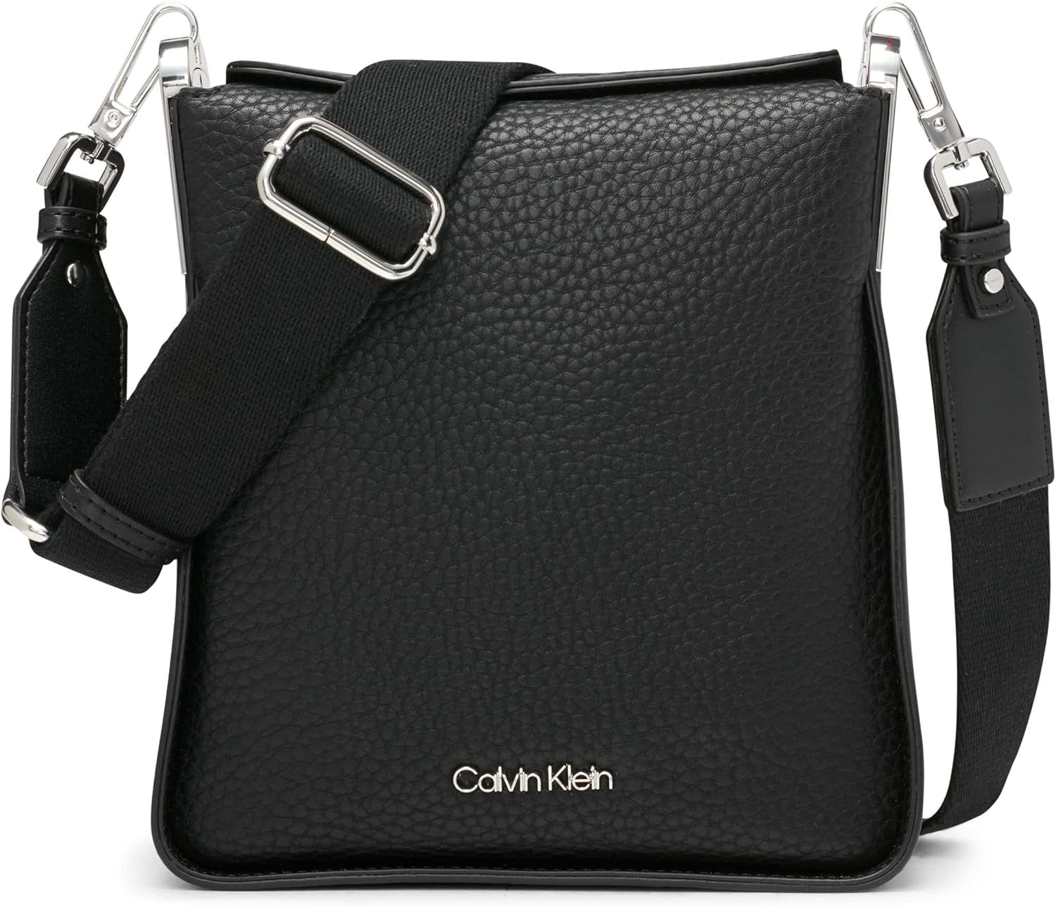 Calvin Klein, taška přes rameno Klein Fay North/South Naty Shop Women's Bags Barvy černá / stříbrná
