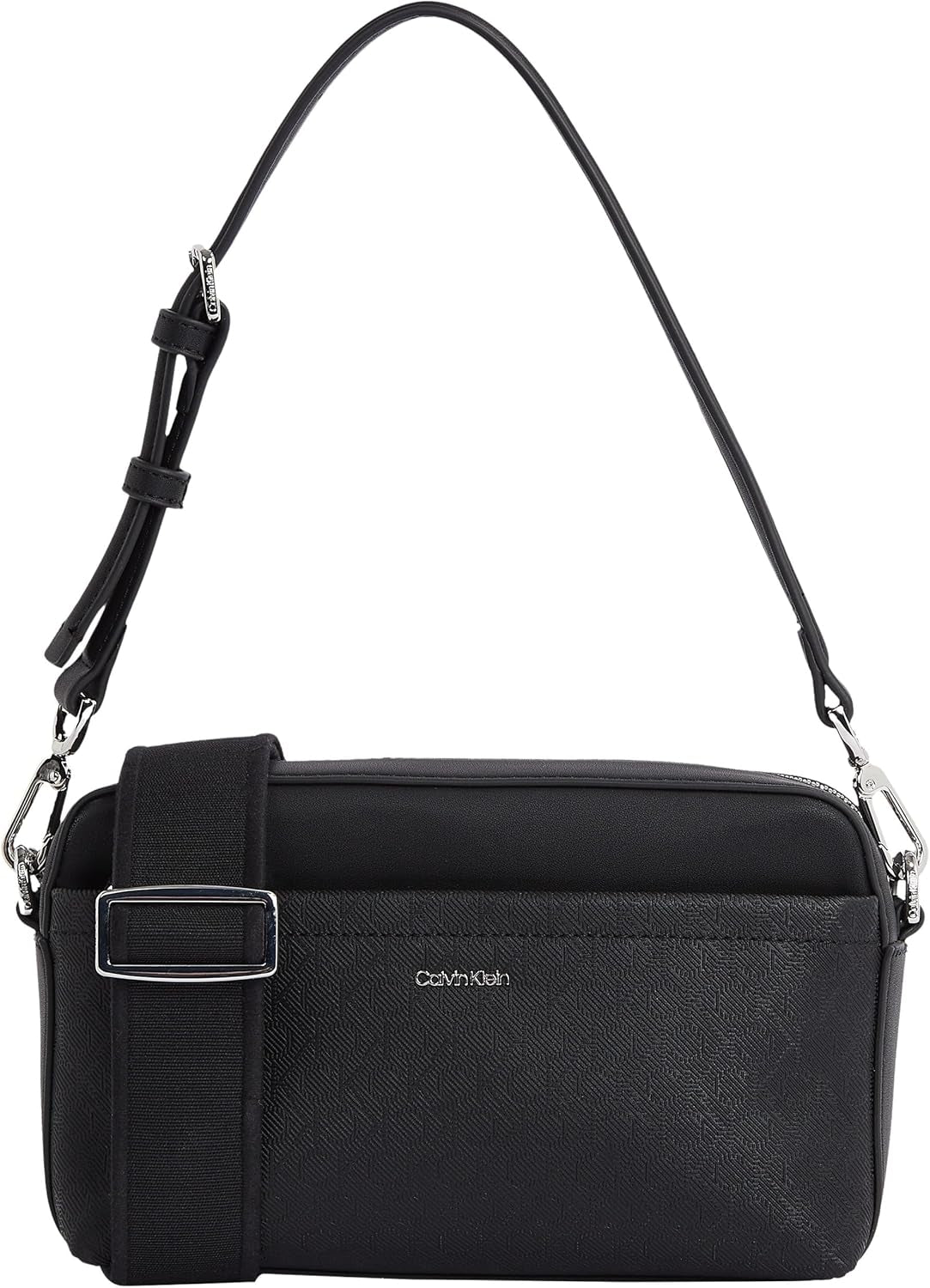 Calvin Klein Dámská taška přes rameno Must Taška na fotoaparát Mono Široký popruh přes rameno, Černá (Ck Black), Tašky v životní velikosti Ženy Naty Shop Výchozí název