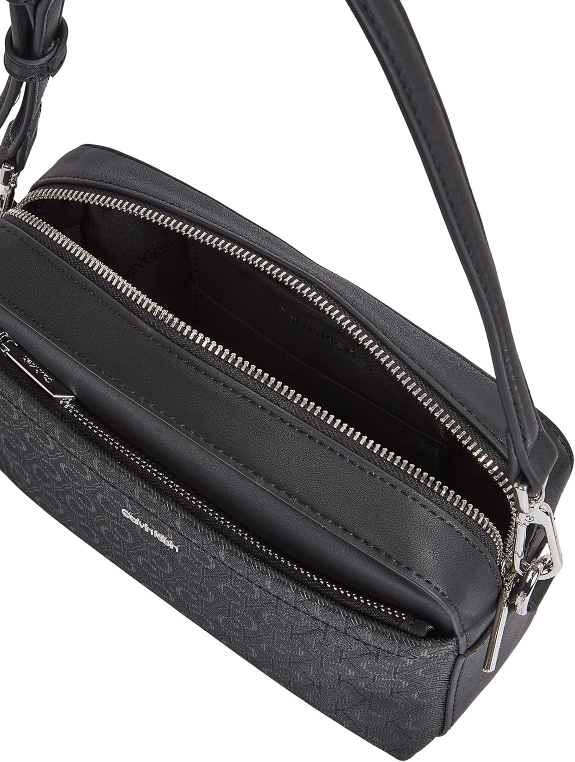 Calvin Klein Dámská taška přes rameno Must Taška na fotoaparát Mono Široký popruh přes rameno, Černá (Ck Black), Dámské tašky životní velikosti Naty Shop