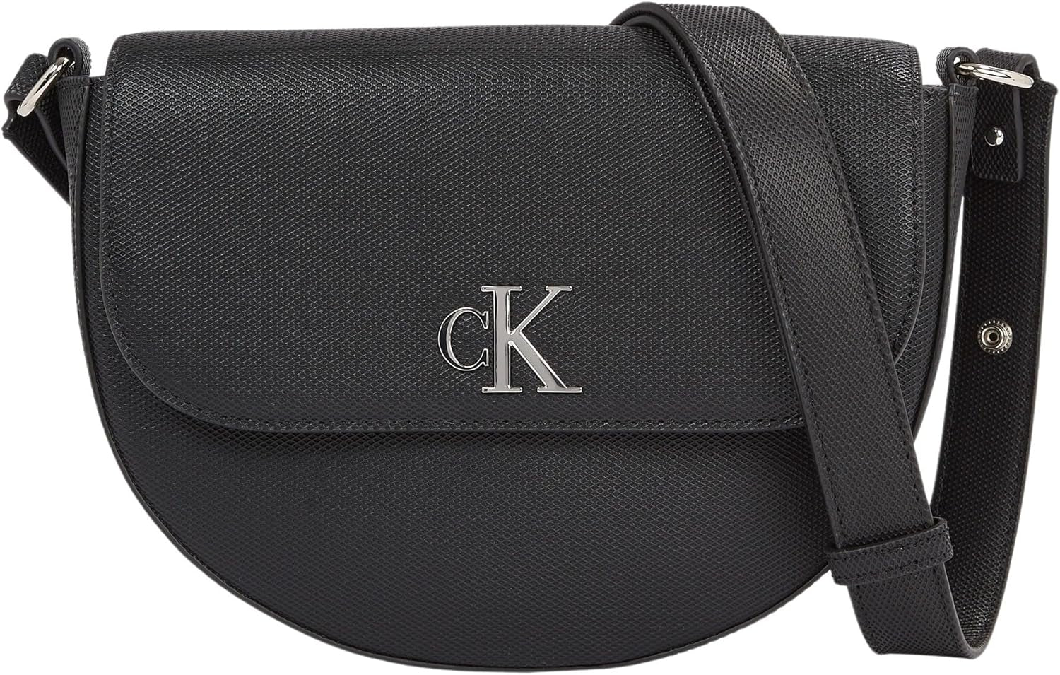 Calvin Klein Jeans taška přes rameno Minimal Monogram Taška na sedlo Klein Bags Dámské Naty Shop Černá (černá)