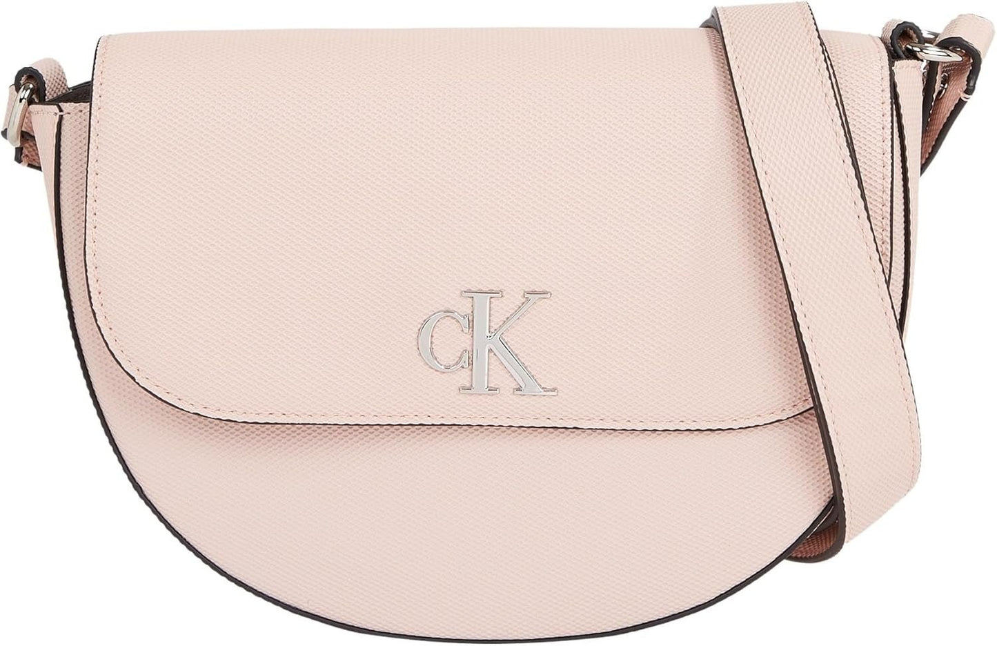 Calvin Klein Jeans Taška přes rameno Minimal Monogram Taška na sedlo Klein Bags Dámské Naty Shop Pink (Pale Conch)