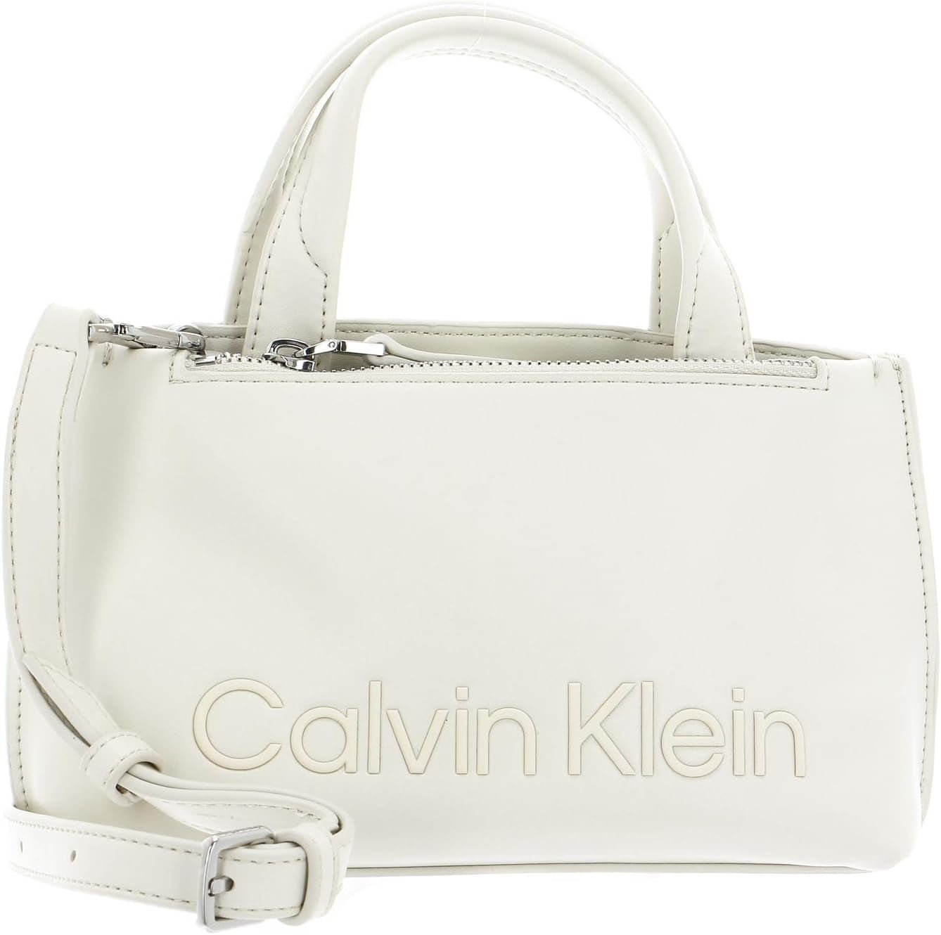 Calvin Klein Dámská Ck Set Mini Tote K60k610167 Tote Bag Dámské Tašky Naty Shop White (Dark Ecru)