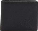 Calvin Klein Pánské Sculpted Impression Billfod Cc Lv04g1022g Cestovní doplňky Bi-Fold Peněženka Pánská Peněženka Naty Shop Černá (Na Black) Os
