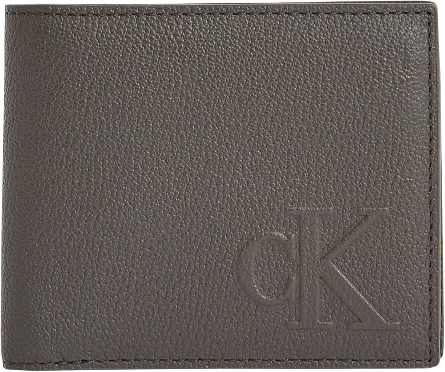 Calvin Klein Pánské Sculpted Impression Billfod Cc Lv04g1022g Cestovní doplňky Bi-Fold Peněženka Pánská Peněženka Naty Shop Gray (Beluga) Os